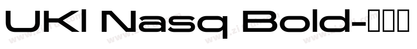 UKl Nasq Bold字体转换